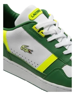 Lacoste T-clip Sneakers In White/Green -Men Shoe Store 974581570 6 720x928