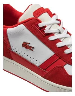 Lacoste T-CLIP 5 SMA In White/Red -Men Shoe Store 974581840 7 720x928