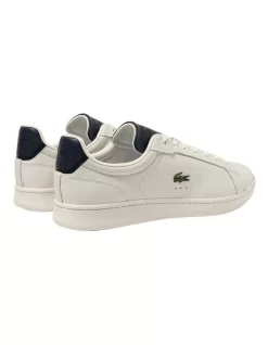 Lacoste Carnaby Pro Luxe Sneakers In White/Navy -Men Shoe Store 974582110 3 720x928
