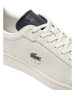 Lacoste Carnaby Pro Luxe Sneakers In White/Navy -Men Shoe Store 974582110 6 720x928