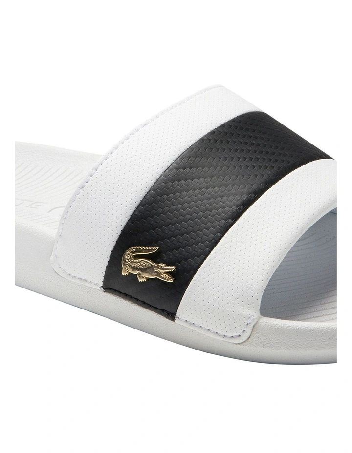 Lacoste Croco Slide In White 6 Lacoste Croco Slide In White - Image 6