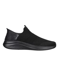 Skechers Ultra Flex 3.0 Smooth Step Sneaker In Black