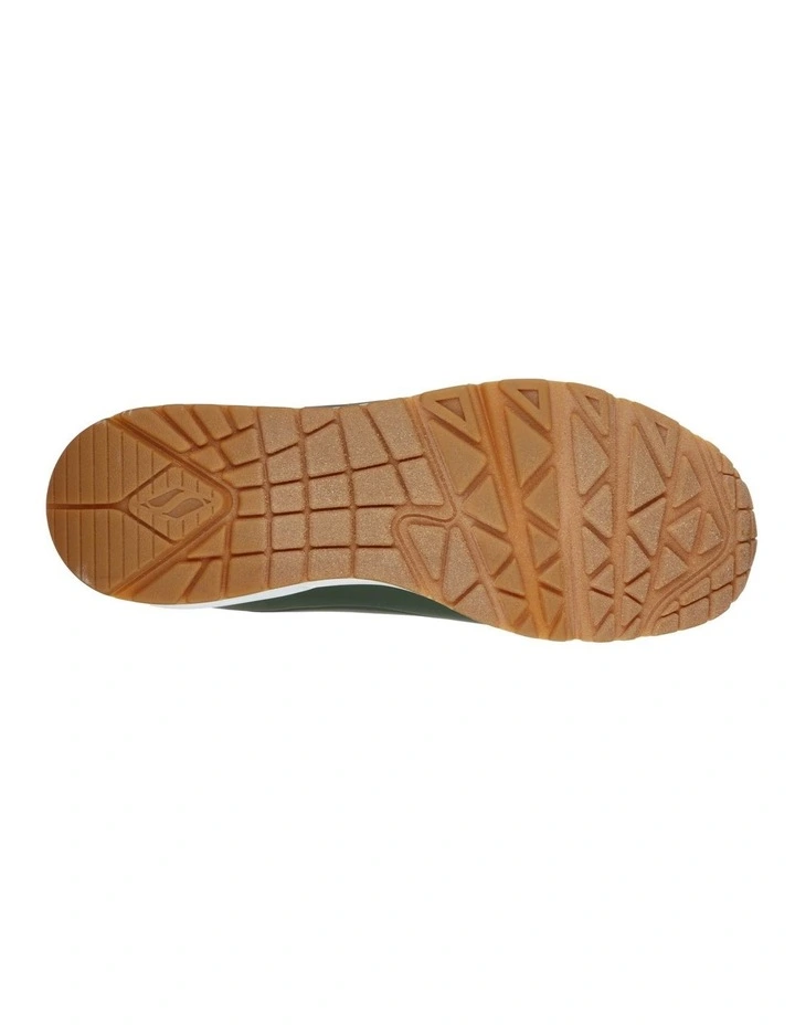 Skechers Uno Stand On Air Sneakers In Green 5 Skechers Uno Stand On Air Sneakers In Green - Image 5