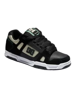 DC Stag Sneaker In Tan/Green -Men Shoe Store 976838680 4 720x928