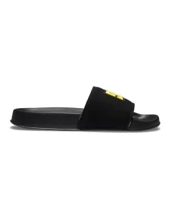 DC Slides In Black/Yellow