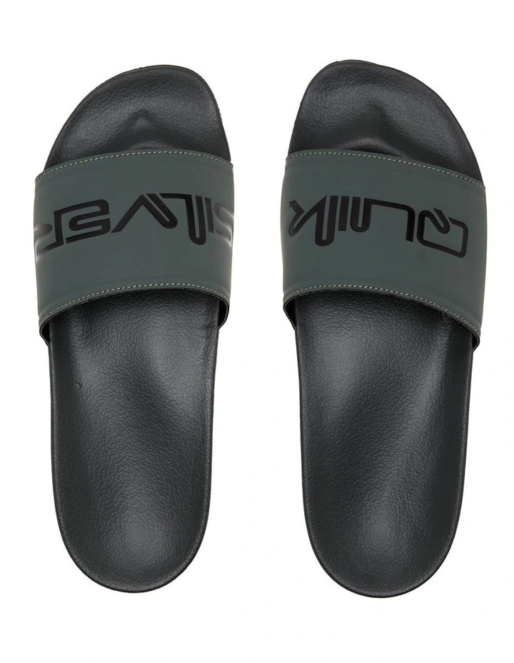 Quiksilver Session Slides In Green 3 Quiksilver Session Slides In Green - Image 3