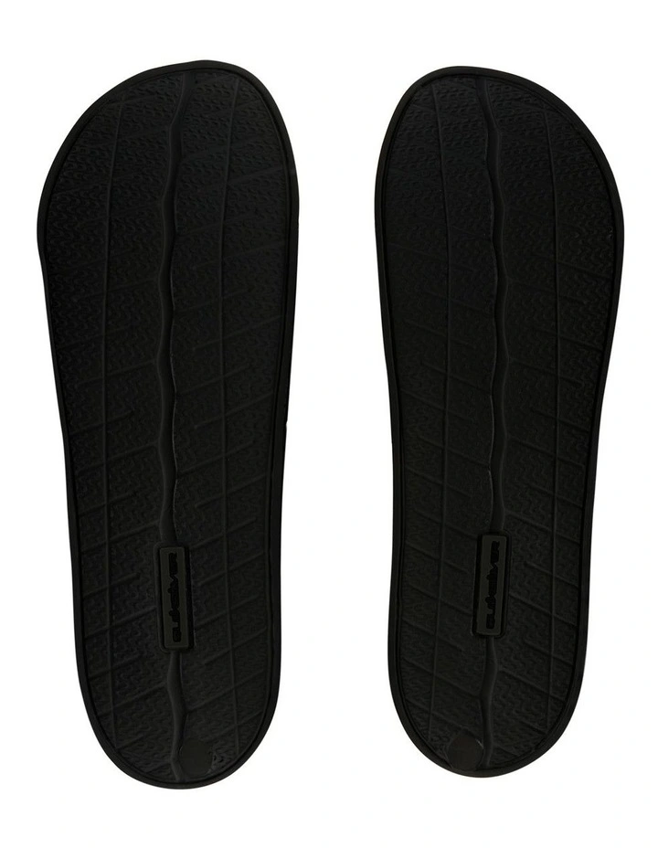 Quiksilver Session Slides In Green 4 Quiksilver Session Slides In Green - Image 4