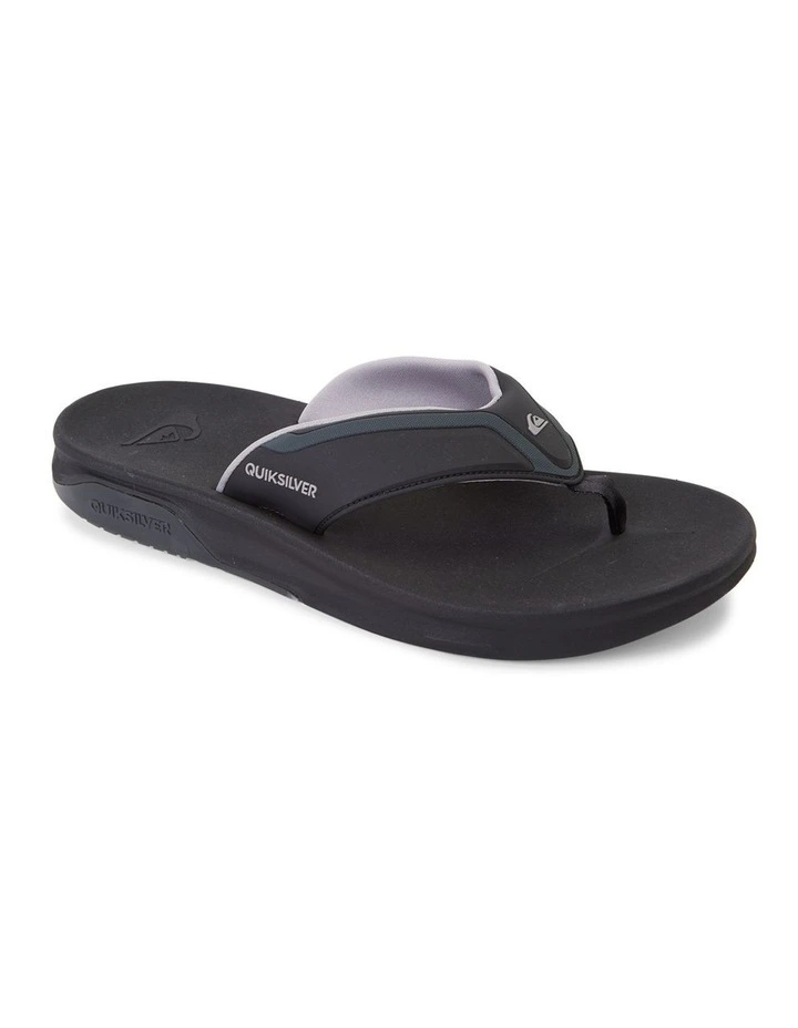 Quiksilver Mathodic Recovery Sandal In Black 2 Quiksilver Mathodic Recovery Sandal In Black - Image 2