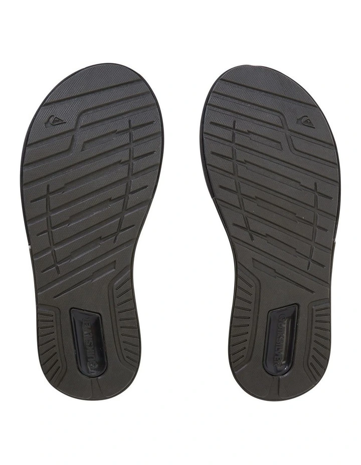 Quiksilver Mathodic Recovery Sandal In Black 4 Quiksilver Mathodic Recovery Sandal In Black - Image 4