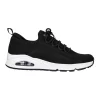 Skechers Uno Sneaker In Black