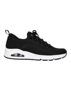 Skechers Uno Sneaker In Black