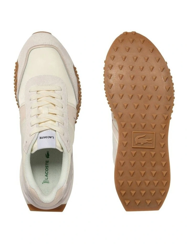 Lacoste L-Spin Deluxe Sneaker In White 4 Lacoste L-Spin Deluxe Sneaker In White - Image 4