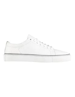 Royale Leather Sneakers In White