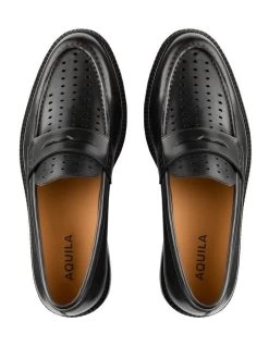 Fredrick Leather Loafers In Black -Men Shoe Store 981774370 3 720x928