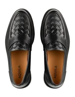 Freeman Leather Loafers In Black 7 Freeman Leather Loafers In Black -Men Shoe Store 981774460 4 720x928