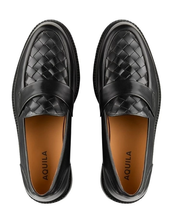 Freeman Leather Loafers In Black 4 Freeman Leather Loafers In Black - Image 4