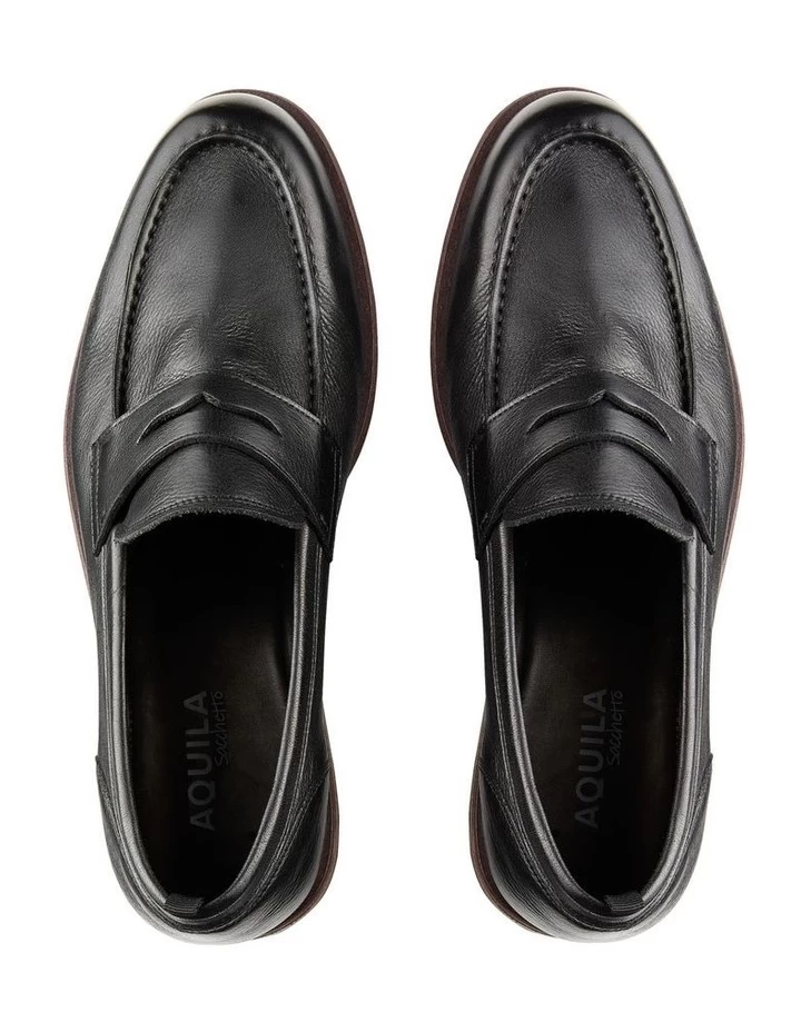 Gerardo Leather Loafers In Black 3 Gerardo Leather Loafers In Black - Image 3