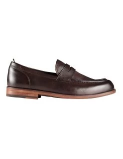 Gerardo Leather Loafers In Brown