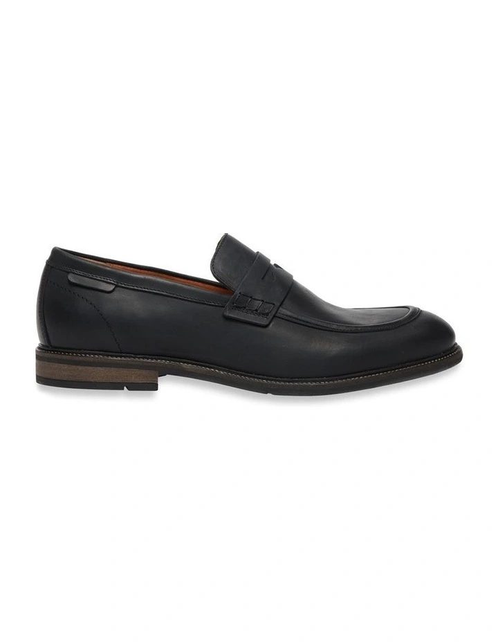 Portobello Mocc Slip On Loafer In Black 1 Portobello Mocc Slip On Loafer In Black