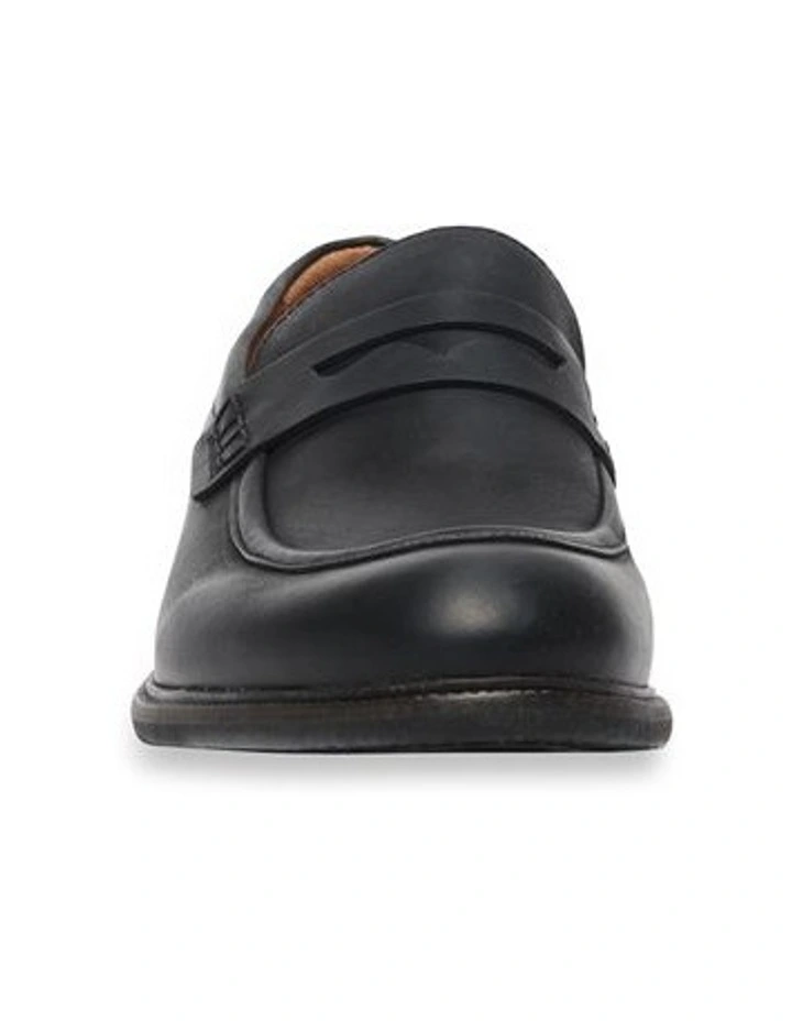 Portobello Mocc Slip On Loafer In Black 4 Portobello Mocc Slip On Loafer In Black - Image 4