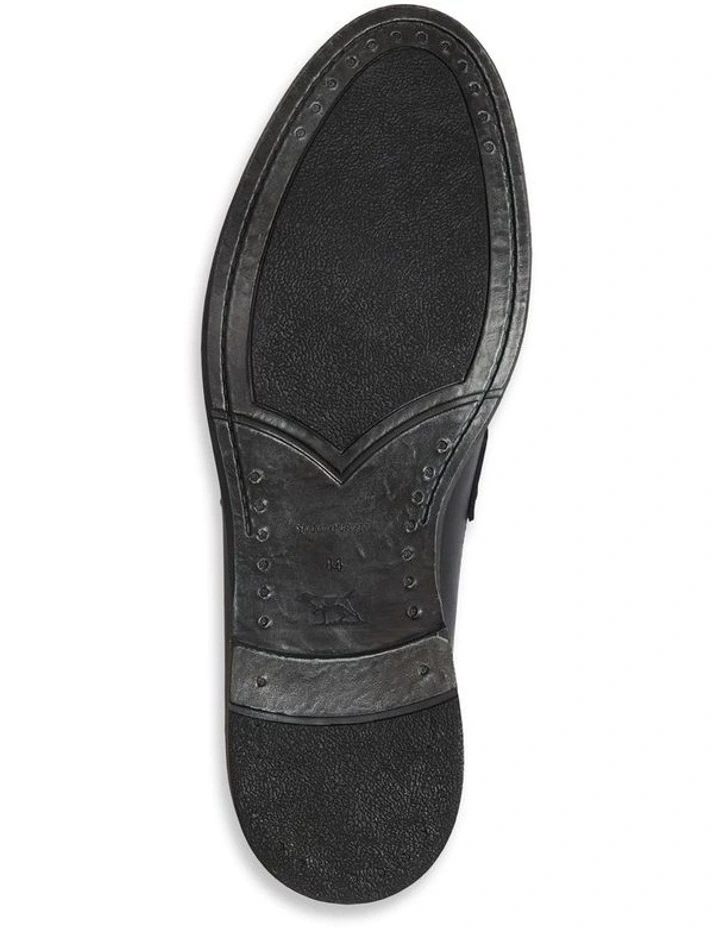 Portobello Mocc Slip On Loafer In Black 7 Portobello Mocc Slip On Loafer In Black - Image 7