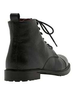 Oxford Hubley Combat Boot In Black -Men Shoe Store 987101110 3 720x928