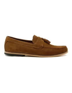 Dune London Bart Loafer In Tan