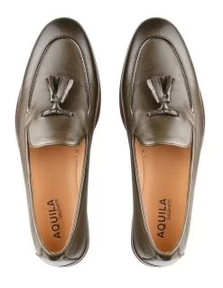 Alberto Leather Loafers In Forest -Men Shoe Store 991655200 3 720x928